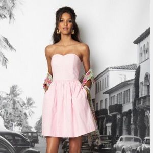 Lilly Pulitzer Pink Seersucker Richelle Dress!